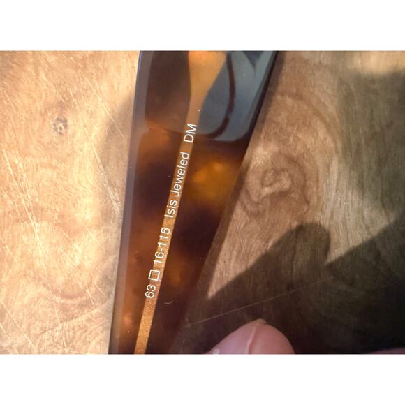 Oliver Peoples Isis Jeweled DM Oversized Tortoise Sunglasses Japan main image 5